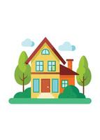 art of Home on white background vector