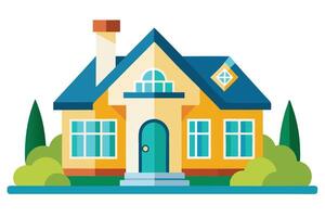 art of Home on white background vector