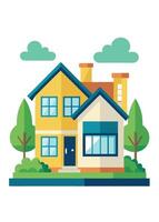 art of Home on white background vector