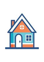 art of Home on white background vector