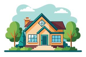art of Home on white background vector