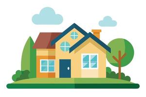 art of Home on white background vector