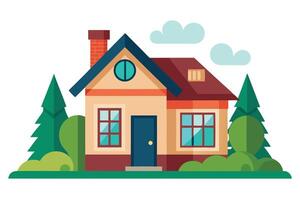 art of Home on white background vector