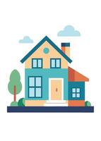 art of Home on white background vector