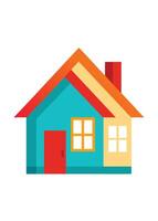 art of Home on white background vector