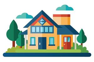 art of Home on white background vector