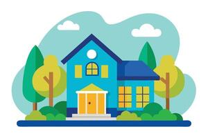 art of Home on white background vector