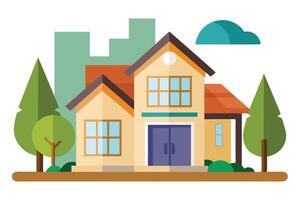 art of Home on white background vector