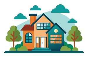 art of Home on white background vector