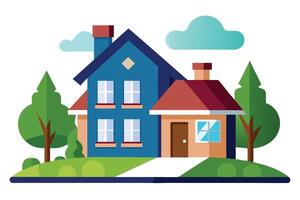 art of Home on white background vector