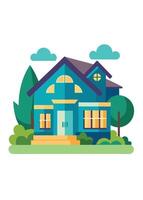 art of Home on white background vector