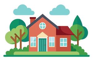 art of Home on white background vector