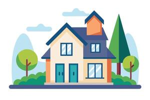 art of Home on white background vector