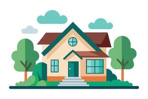 art of Home on white background vector