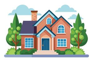 art of Home on white background vector