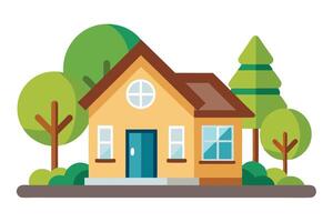 art of Home on white background vector