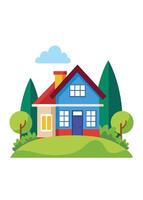art of Home on white background vector