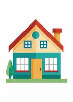 art of Home on white background vector