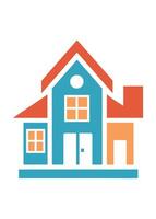 art of Home on white background vector