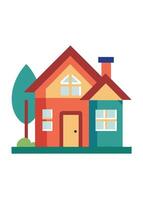art of Home on white background vector