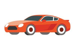 Art of Bus on white background vector