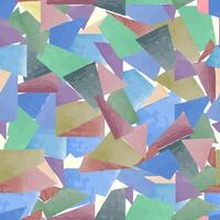 seamless abstract pattern of pieces of paper on a white background vector