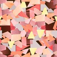 seamless abstract pattern of pieces of paper on a brown background vector