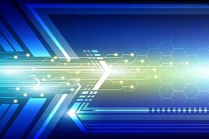Abstract background, arrow symbol, future technology vector