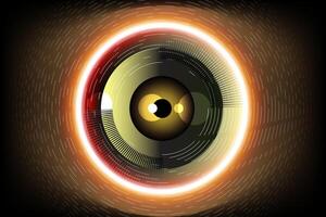 Abstract Technology Eye Scan vector