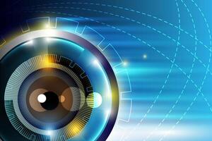 Abstract background, Eye Scan vector