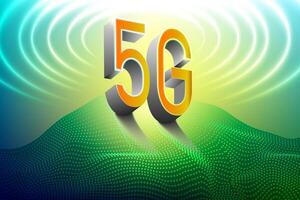 5G background display vector
