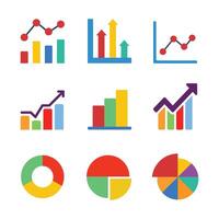 Set of infographic template vector
