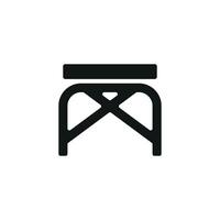 Coffee table icon design templates simple and modern vector