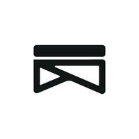 Coffee table icon design templates simple and modern vector