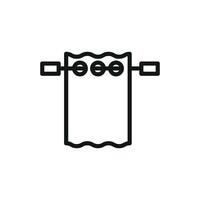 Curtains blinds icon design templates simple and modern vector