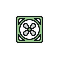Fan icon design templates simple and modern vector