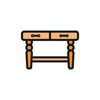 Coffee table icon design templates simple and modern vector