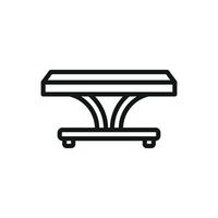 Coffee table icon design templates simple and modern vector