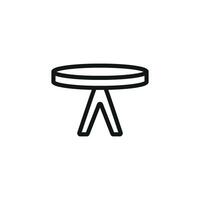 Coffee table icon design templates simple and modern vector