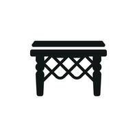Coffee table icon design templates simple and modern vector