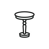 Coffee table icon design templates simple and modern vector