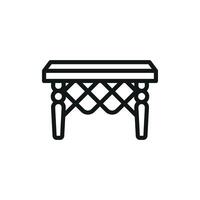 Coffee table icon design templates simple and modern vector