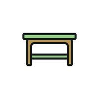Coffee table icon design templates simple and modern vector