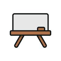 Blackboard Colored pencils icon design templates simple and modern concept vector