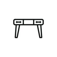 Coffee table icon design templates simple and modern vector