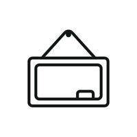 Blackboard Colored pencils icon design templates simple and modern concept vector