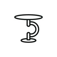 Coffee table icon design templates simple and modern vector