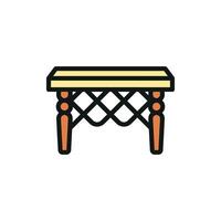 Coffee table icon design templates simple and modern vector