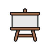 Blackboard Colored pencils icon design templates simple and modern concept vector