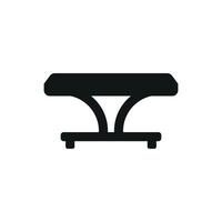 Coffee table icon design templates simple and modern vector